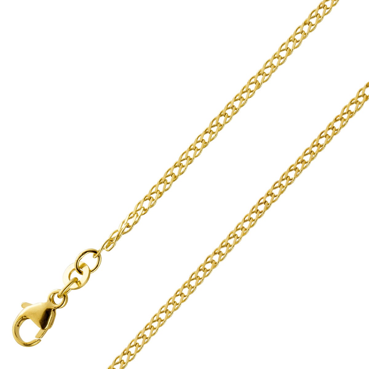Halskette Mit Stab In Gelbgold