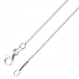 Schwarz Rhodiniert 925 Sterling Silber Halskette für Mann Dicke 3 mm Unterschiedliche Längen Venezianierkette