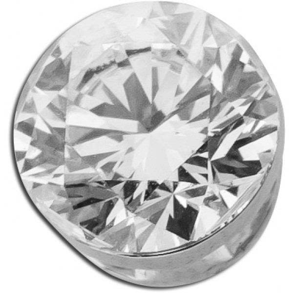 Brillant Anhänger 1,00ct Weißgold 585 14K Lab Labor Diamant unsichtbar