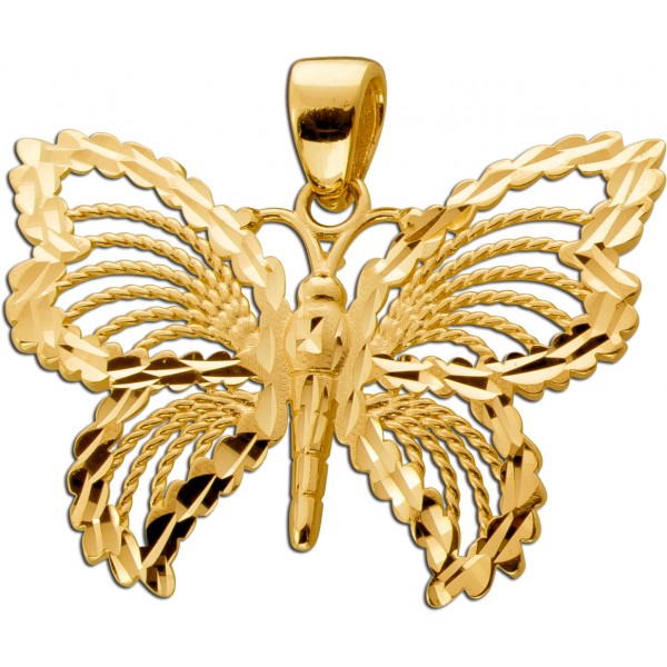 Schmetterling Anhänger Gold 333 8 Karat 