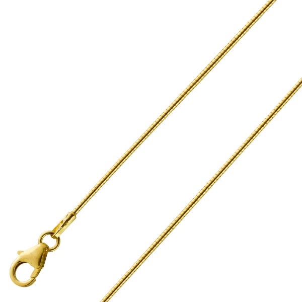 Tonda Collier Goldkette Gelbgold 585 14 Karat Damenschmuck