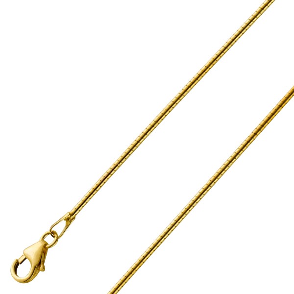 Tonda Collier Goldkette Gelbgold 585 14 Karat Damenschmuck