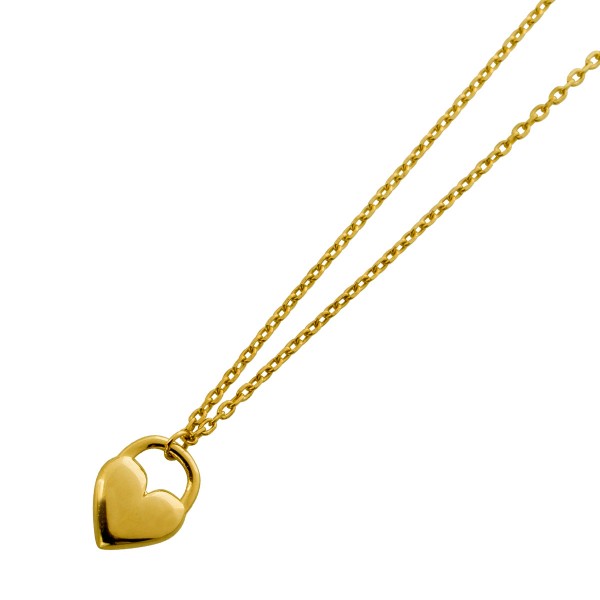 Herz Kette Gold 333 8 Karat Herzanhänger