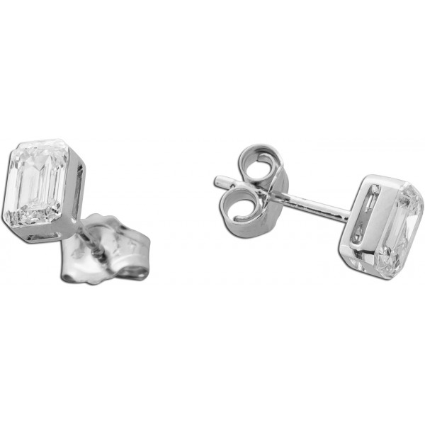 Diamant Ohrstecker 1ct Weißgold 585 14K Lab Grown Diamanten