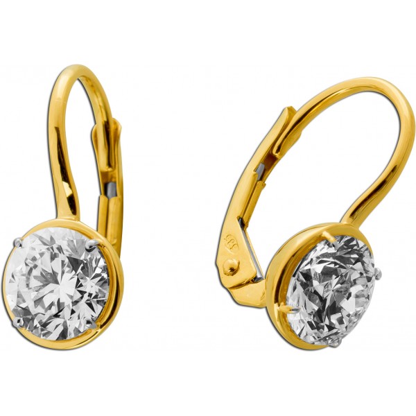 Diamant Ohrhänger Gold 585 14K Lab Grown Diamanten 2.0ct