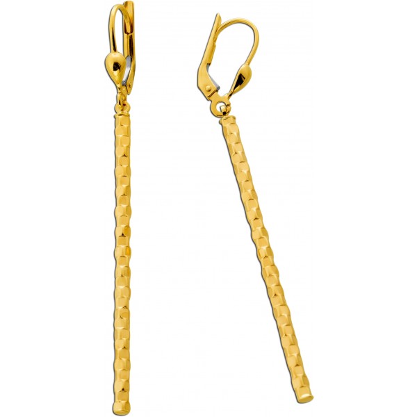 Stab Ohrhänger Gold 333 8 Karat beweglich