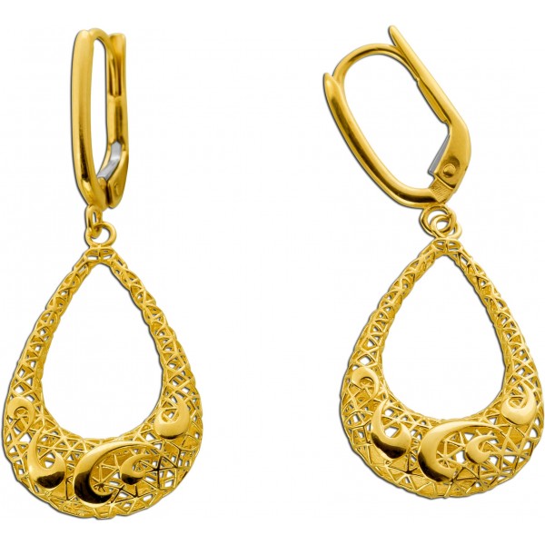 Ohrhänger Gold 333 8 Karat beweglich