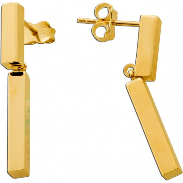 Stab Ohrhänger Gold 333 8 Karat beweglich