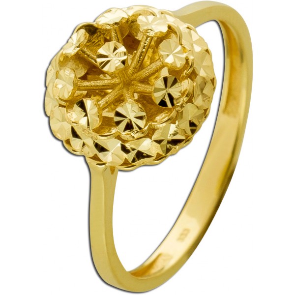 Damenring Gelbgold 333 8 Karat Lapponia Look