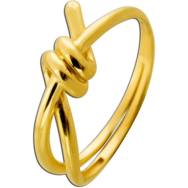 Ring Gold 333 8 Karat Knoten Design 