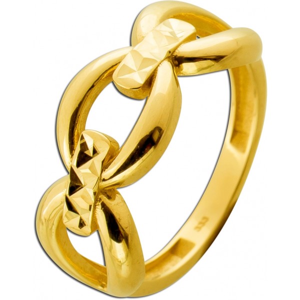 Ring Gold 333 8 Karat Marina Kettendesign