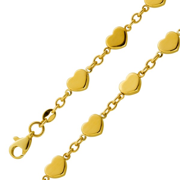 Herz Armband Gelbgold 333 8 Karat