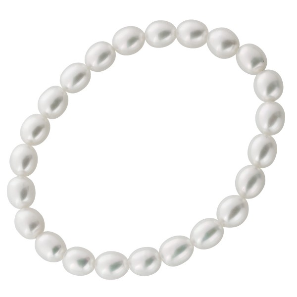 Perlenarmband Süßwasser Zuchtperlen 6.5-7mm