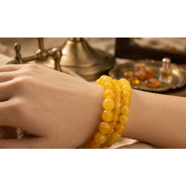 Citrin Armband Set sonnengelbe Citrin Edelsteine 255ct.