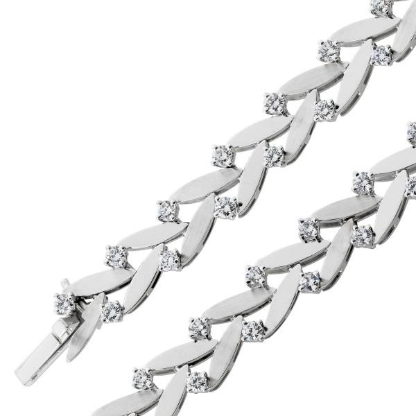 Diamantarmband Weißgold 750 36 Brilanten 2.80ct TW LP  