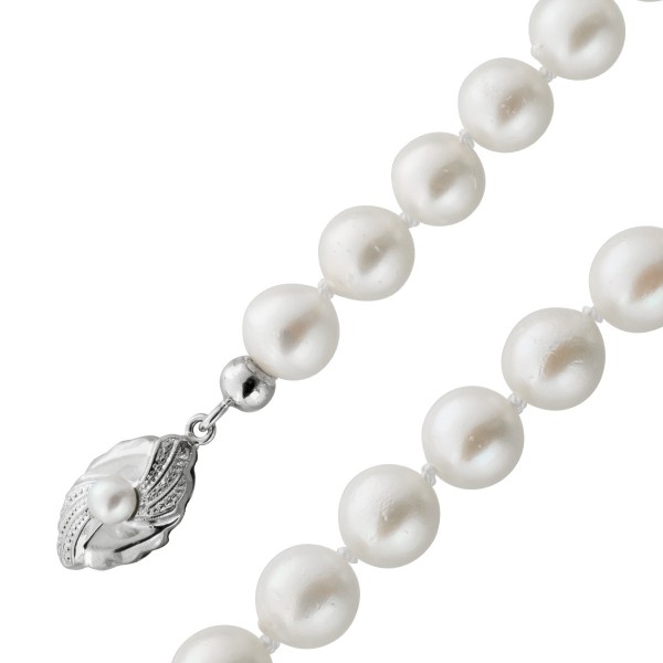 Perlenkette 48cm Gold 333 8K Akoyaperlen Antikschmuck