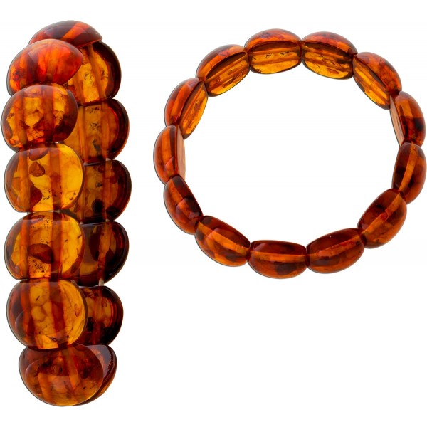 Bernstein Armband feinste Edelstein Naturfunde Kaliningrad 110,00ct.
