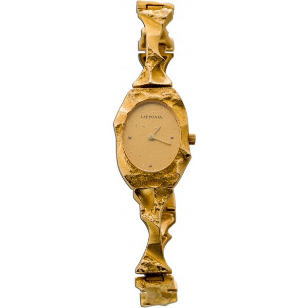 Lapponia Uhr Gold 585 14K Kollektion Pola Negri Vintage