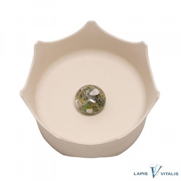 Katzen Hunde Wassernapf Jade Achat Bergkristall Peridot Manganocalcit