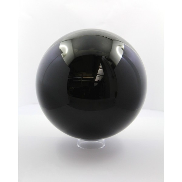 Obsidian Kugel schwarzer Natur Edelstein Drachenglas