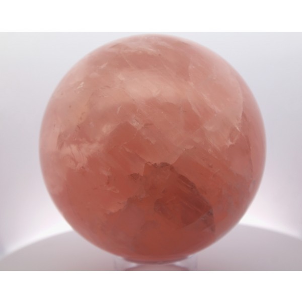 Rosenquarz Edelstein Kugel rosa Edelstein 12cm