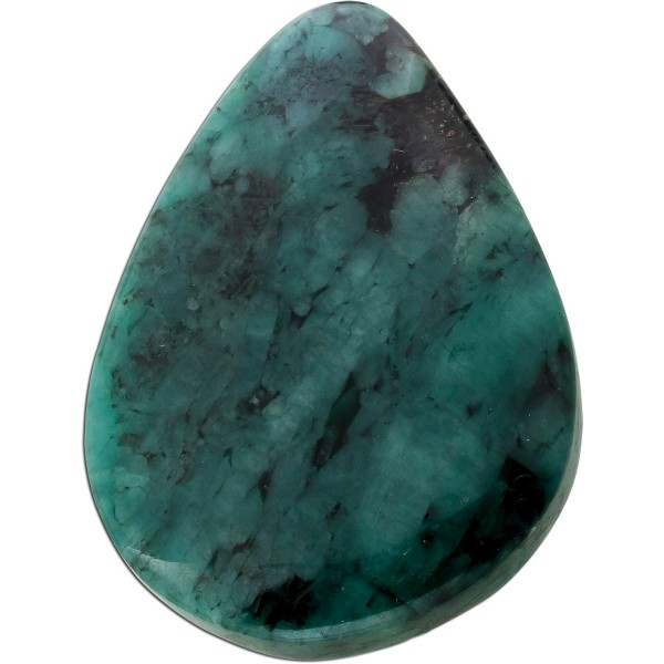 Smaragd Anhänger dunkelgrün schwarzer Edelstein 114.9ct