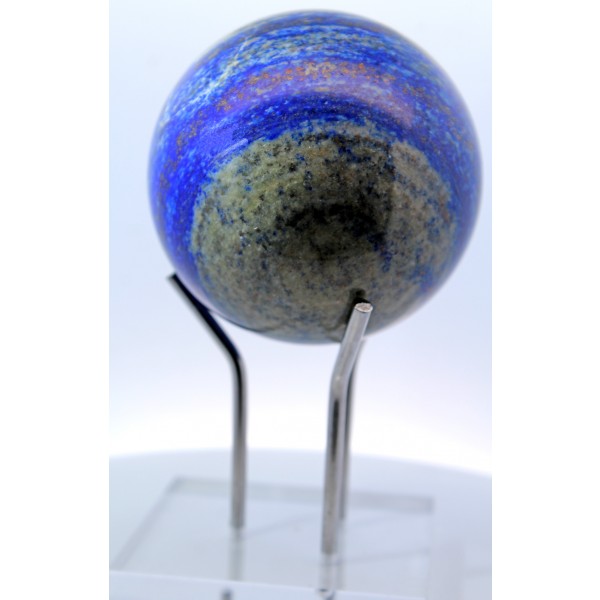 Lapislazuli Edelstein Kugel handgeschnitzt 