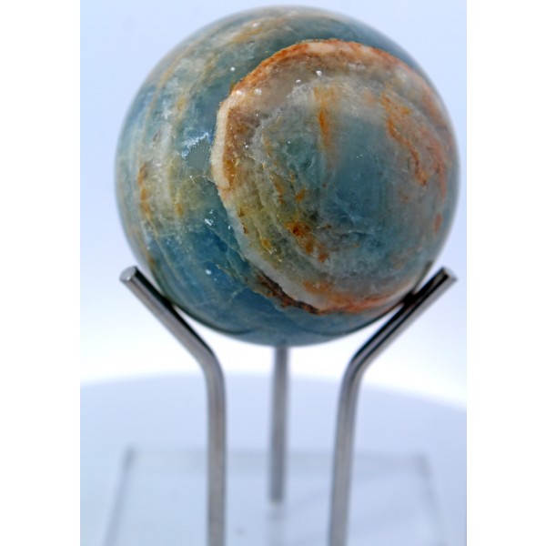 Onyx Kugel Edelsteinkugel Hochglanzpoliert Plexiglasständer Esoterik