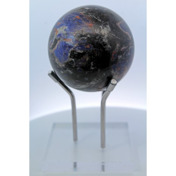 Astrophylit Edelsteinkugel Tiefblau Goldgesprenkelt Esoterik Zubehör, Dekoration