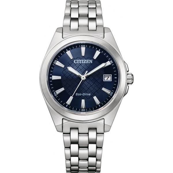 Citizen Uhr EO1210-83L Eco Drive Damen Uhr Edelstahl Blau