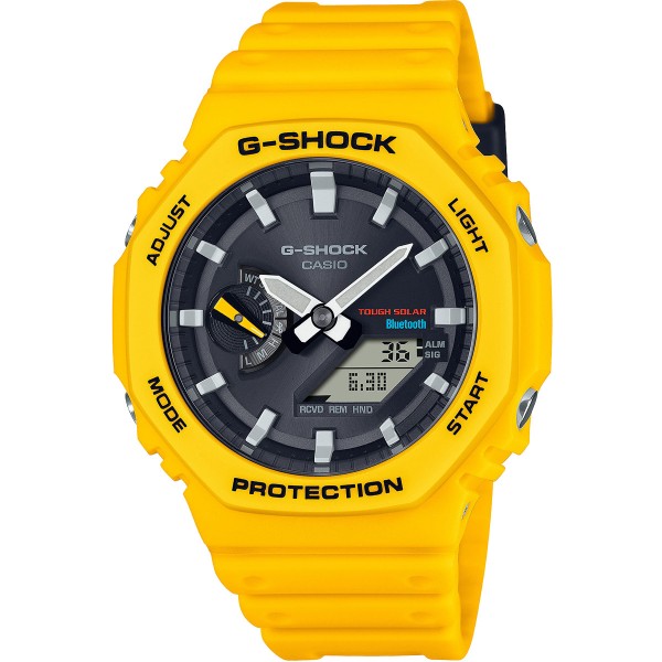 Casio Uhr GA-B2100C-9AER G-Shock Solar Bluetooth Herrenuhr Gelb