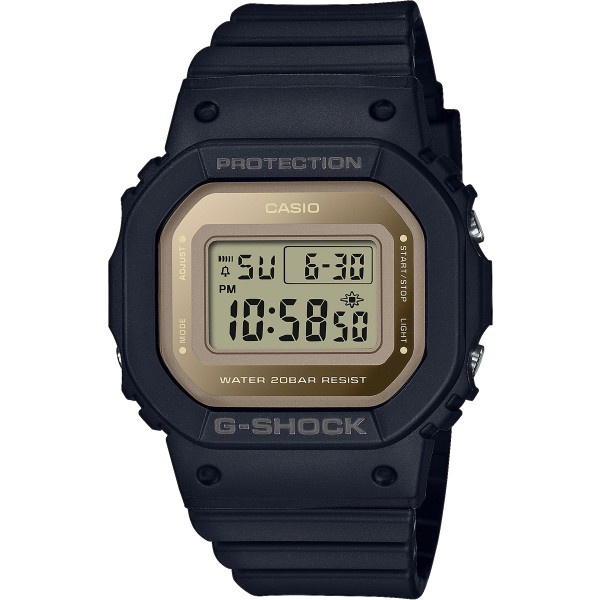 G-Shock Uhr GMD-S5600-1ER  Schwarz Gold