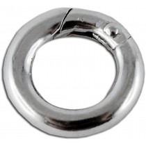 Schließe Sterling Silber 925 Karabiner Verschluss rund Ø 10mm