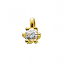 Diamant Anhänger Gold 585 14 Karat Solitär Brillant 0,50ct Brillantanhänger Krappenfassung Goldanhänger_03