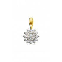 Brillant Anhänger Gelbgold 585 14K Diamanten 0.24ct W SI 