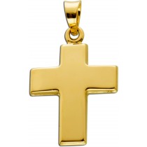 Kreuz Anhänger Gelbgold 333 Gold Schmuck  1