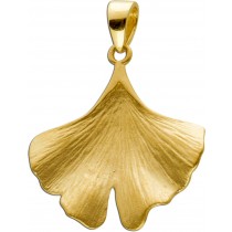 Ginkgo Anhänger Gelbgold 333 8 Karat
