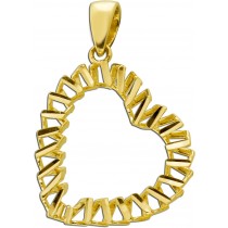 Herz Anhänger Gelbgold 333 8K 