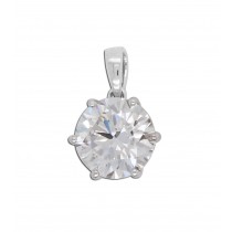 Anhänger 1.50ct F VSI Weißgold 585 14K Lab Grown Diamant IGI Zertifkat 