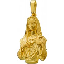 Maria Magdalena Anhänger Gelbgold 333 8 Karat halbmassiv