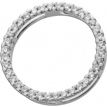 Diamant Anhänger Weißgold 585 14K Lab Grown Brillanten 0.40ct