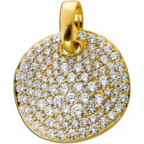 Diamant Anhänger Gold 585 14K Diamanten 0.75ct