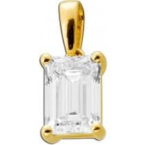 Diamant Anhänger Gold 585 14K Lab Grown Diamant 1.5ct IGI Zertifikat