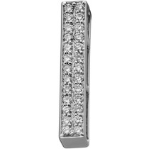 Brillant Anhänger Platin 950 Natur Diamanten 0.25ct