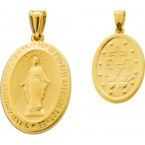 Milagrosa Maria Magdalena Anhänger Gold 333 8K