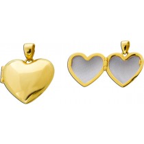 Herz Medaillon Anhänger Gelbgold 333 8 Karat 