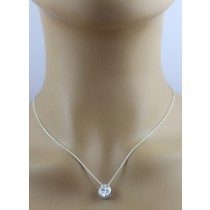 Diamant Anhänger 3ct Weißgold 585 14K Lab Grown Diamant IGI Zertifikat