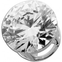 Solitär Anhänger 5ct Weißgold 585 14K Lab Grown Diamant IGI Zertifikat