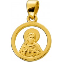 Heilige Maria Anhänger Gold 333 8 Karat
