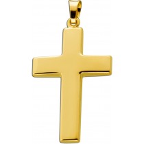 Kreuz Anhänger Gold 333 8 Karat poliert